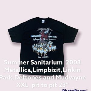 Summer Sanitarium 2003 tour/ Metallica, Limpbizit, Linkin Park, Deftones, etc